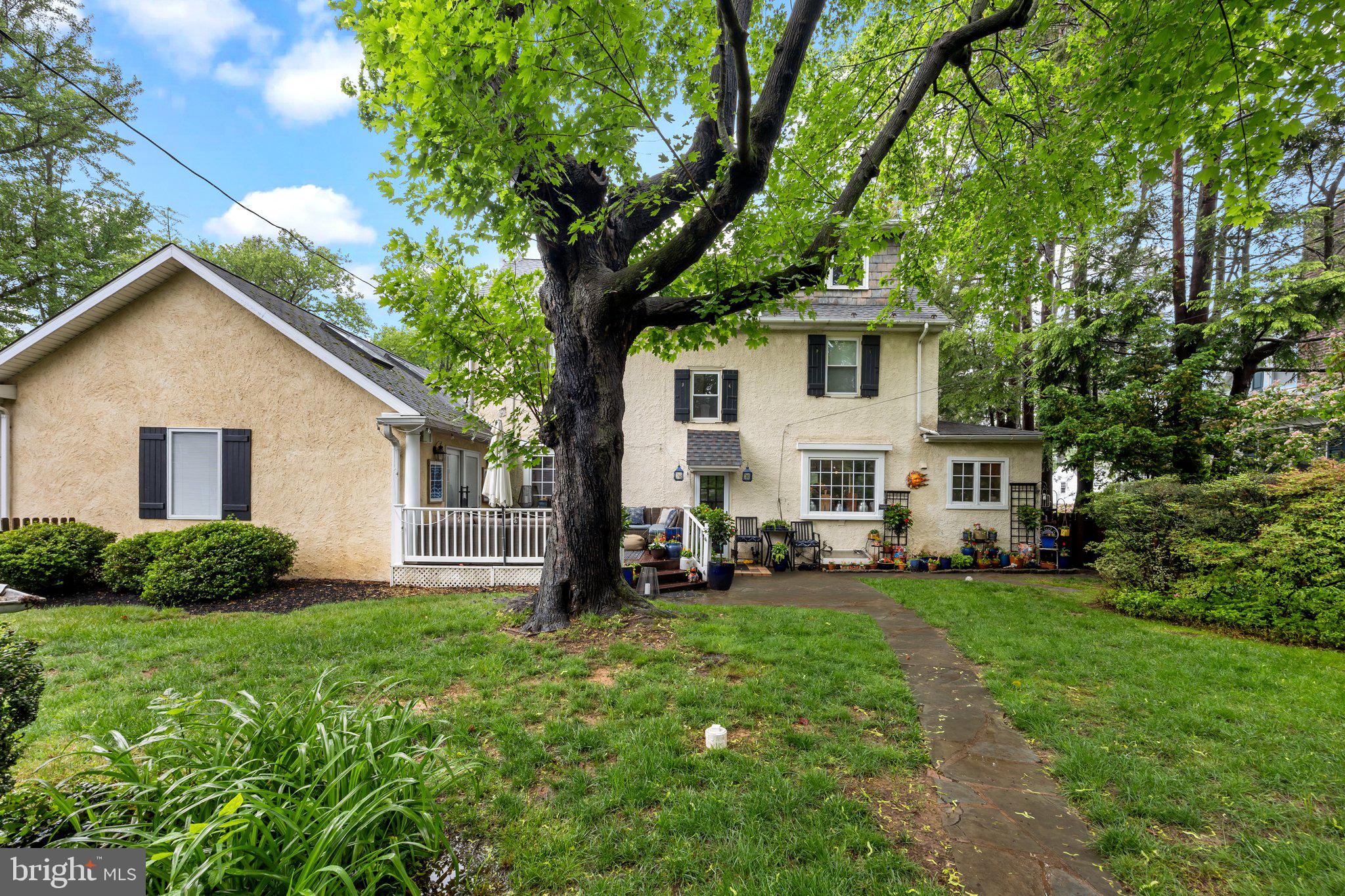 600 Runnymede Avenue Jenkintown, PA 19046 - Photo 45 of 51 a view of a house with a yard