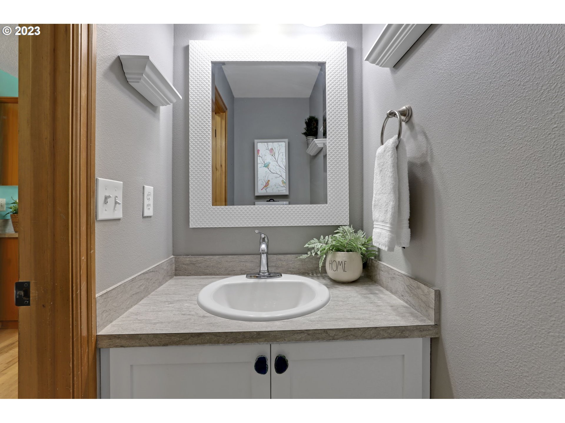 38909 Sandy Heights Street Sandy, OR 97055 - Photo 18 of 33 a bathroom with a sink and a mirror