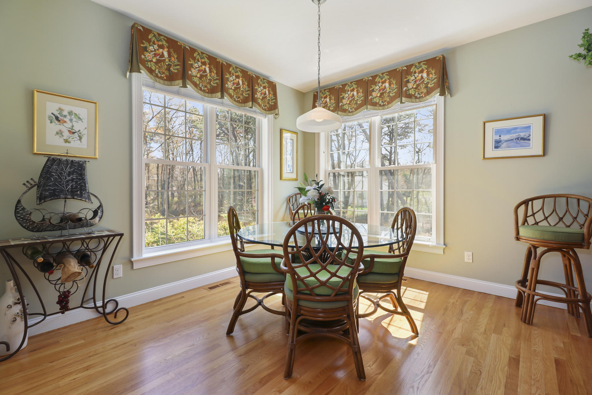 25 Dacey Drive Centerville, MA 02632 - Photo 15 of 40 a view of a dining room with furniture window and wooden floor