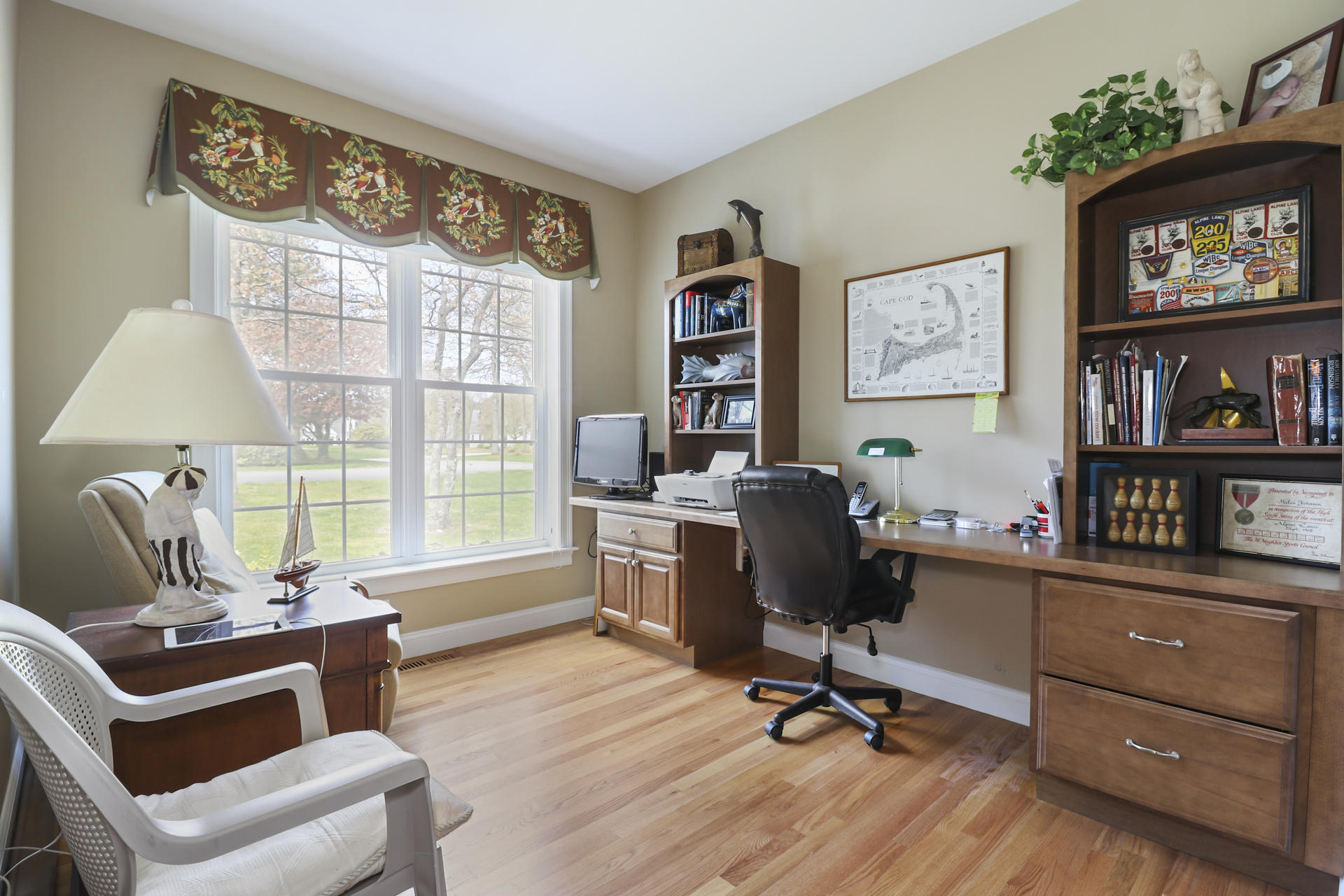 25 Dacey Drive Centerville, MA 02632 - Photo 28 of 40 a view of a workspace with furniture and a window