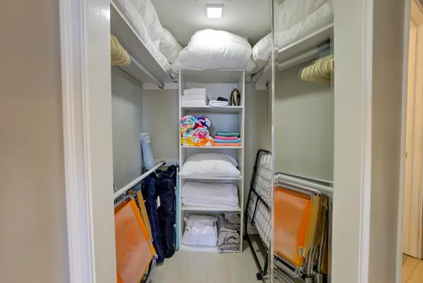 a view of walk in closet