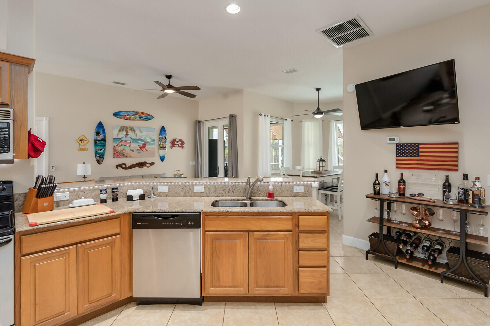 4320 S Highway Grant, FL 32949 - Photo 33 of 76 a kitchen with a sink stove and cabinets