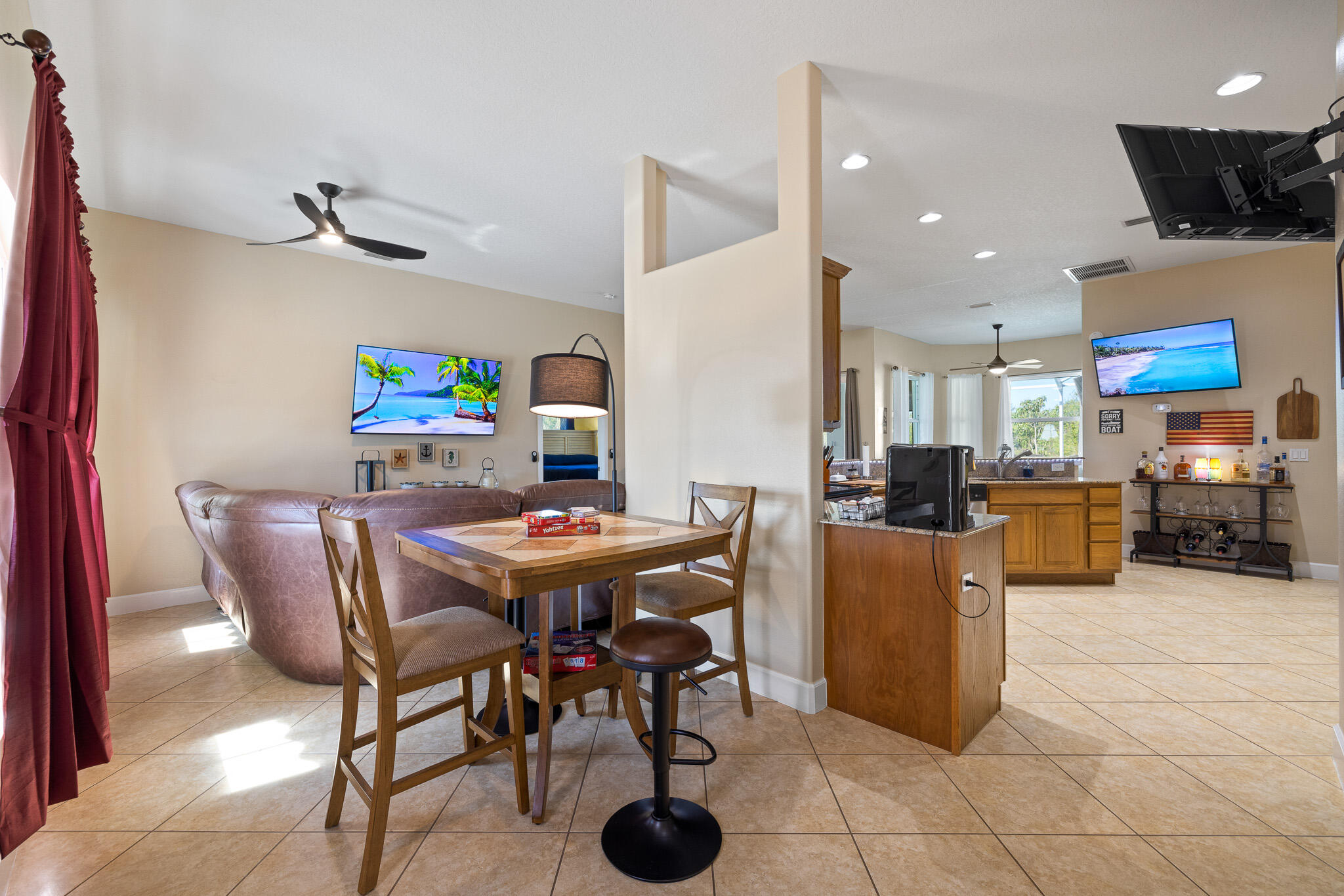 4320 S Highway Grant, FL 32949 - Photo 45 of 76 a view of a dining room kitchen and furniture