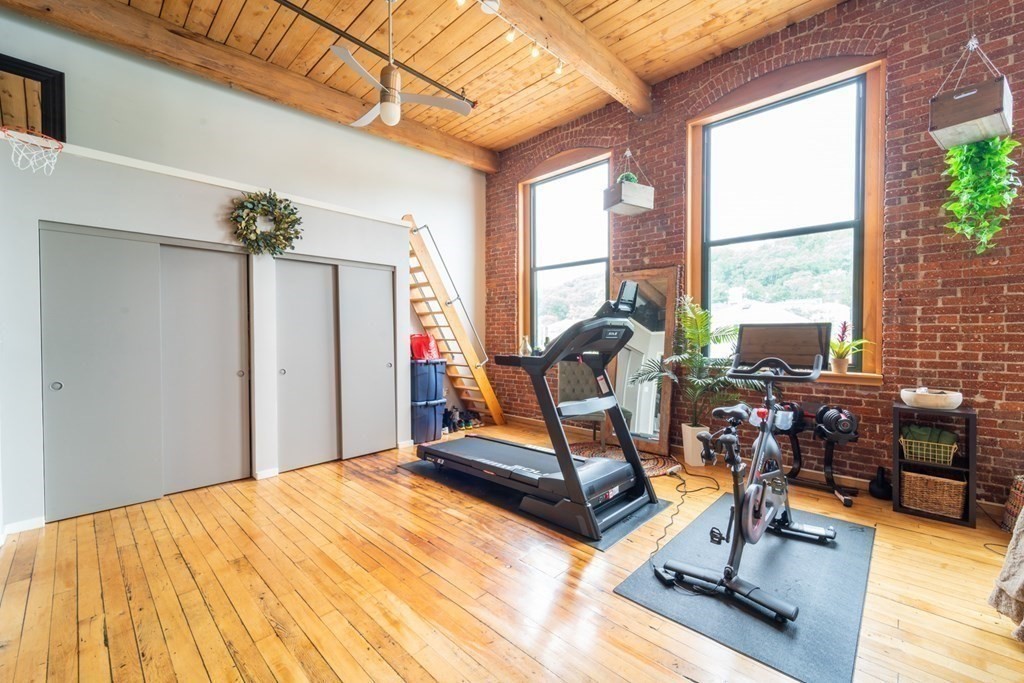 1 Envelope Terrace, Unit 309 Worcester, MA 01604 - Photo 11 of 18 a view of a room with gym equipment
