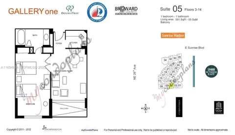 $134,900 | 2670 East Sunrise Boulevard, Unit 905, Fort Lauderdale, FL 33304