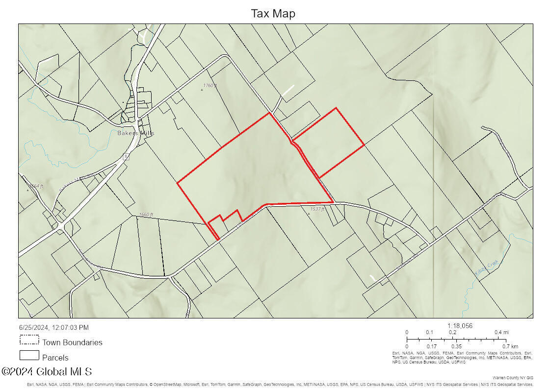 51 Barney Hill Road Johnsburg, NY 12843 - Photo 108 of 108 Tax Map