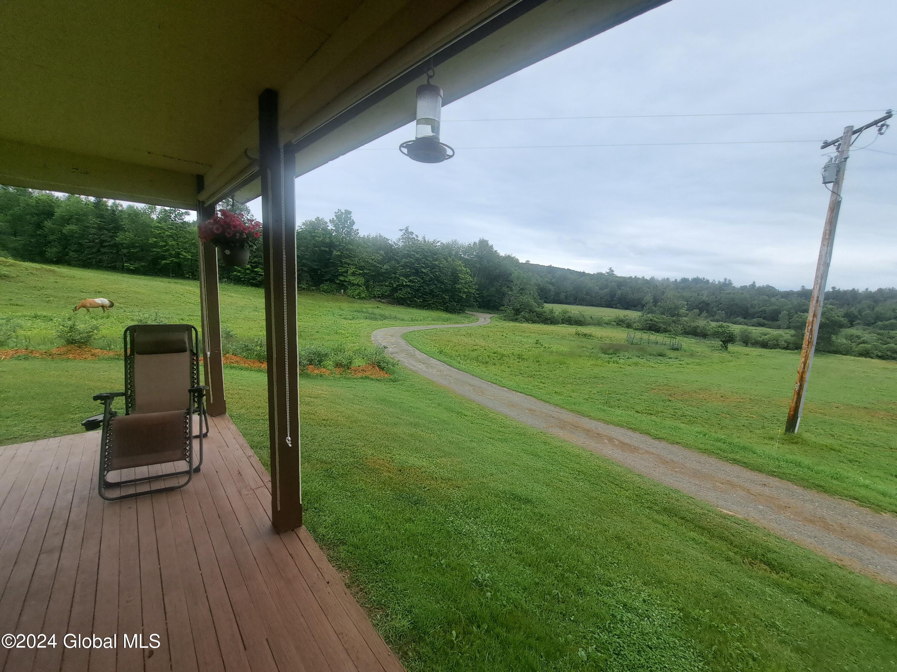 51 Barney Hill Road Johnsburg, NY 12843 - Photo 49 of 108 49 Front Porch, Driveway and Horse Pastu