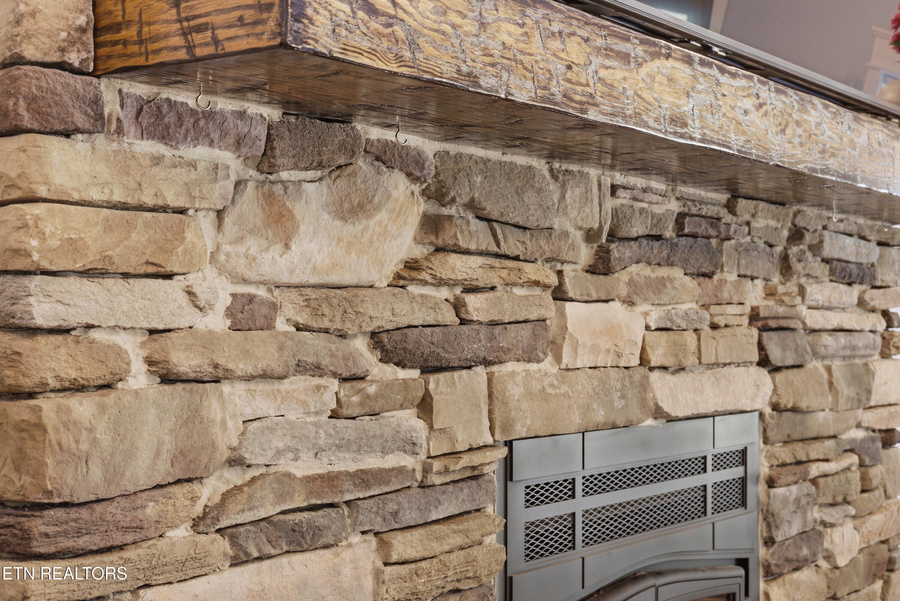 111 Eagle Point Road Oakdale, TN 37829 - Photo 15 of 56 stone fireplace