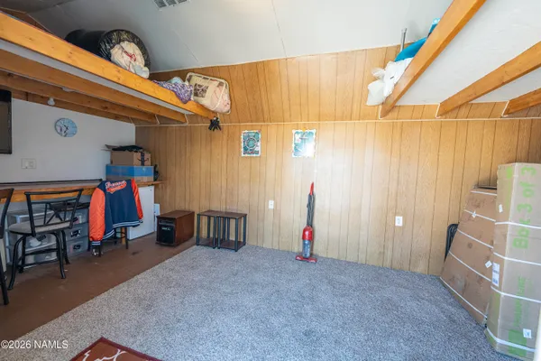 a view of storage and utility room