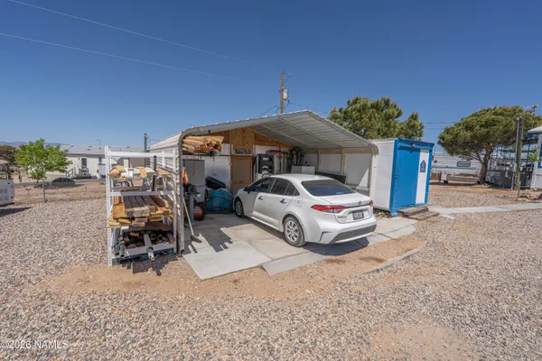 a car parked in front of a house