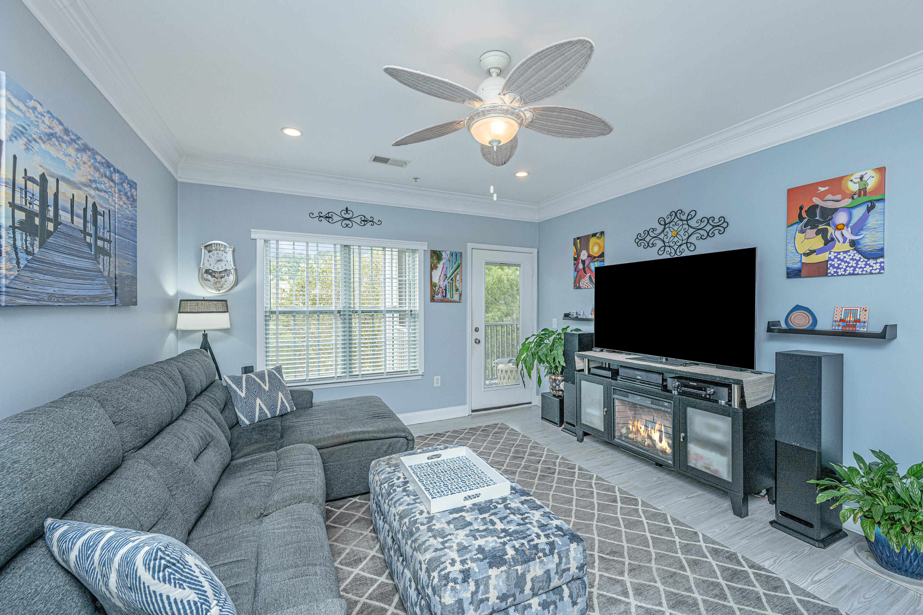 1719 Basildon Road Mount Pleasant, SC 29466 - Photo 8 of 44 Living Space with Access to Screen Porch