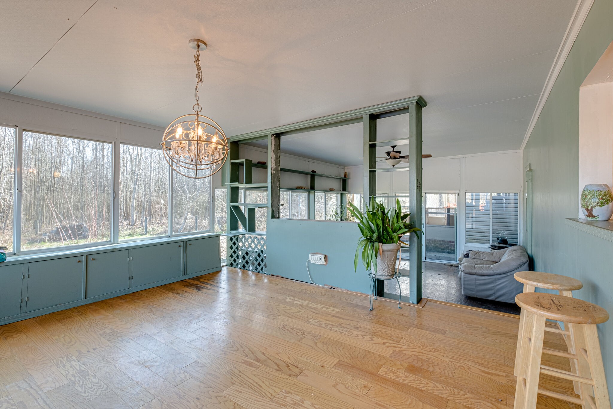 576 Swamp Road Eagleville, TN 37060 - Photo 9 of 27 a view of a room with windows and wooden floor