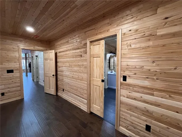 a view of closet area