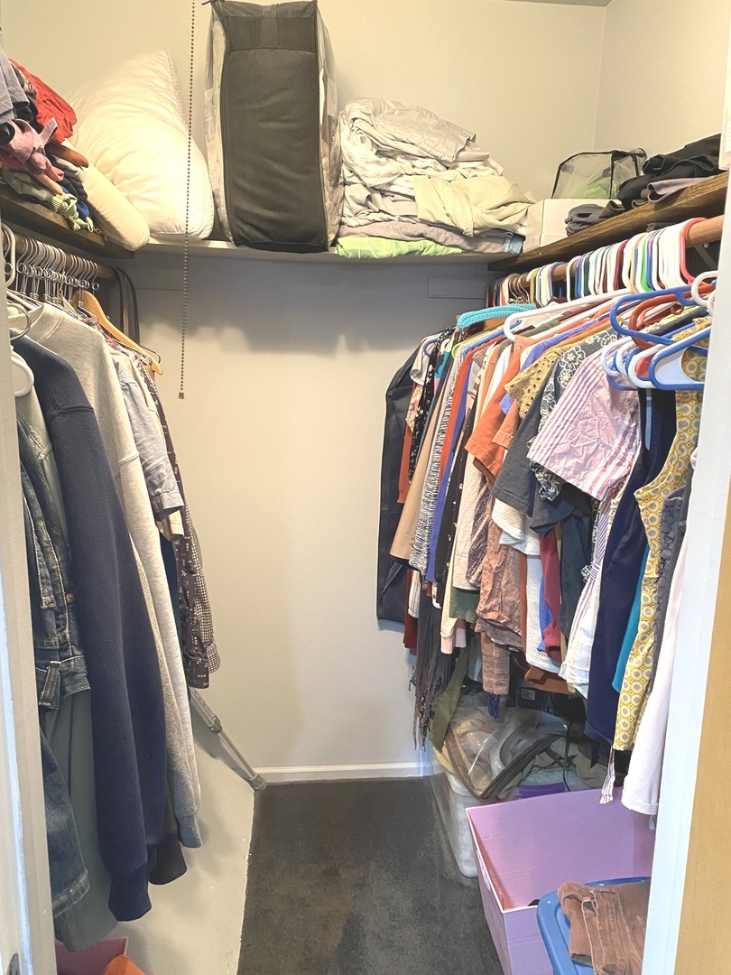 654 Inverrary Lane Deerfield, IL 60015 - Photo 17 of 30 a view of walk in closet with clothes and shoes
