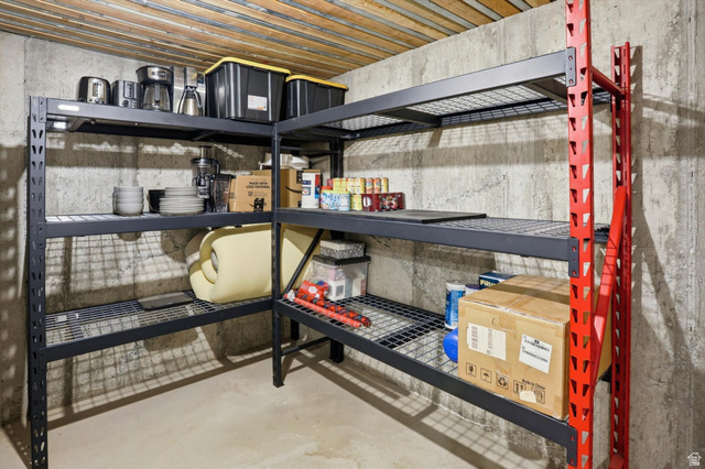 3636 West 910 South Syracuse, UT 84075 - Photo 54 of 70 Concrete foundation walls with exposed wood joist ceiling