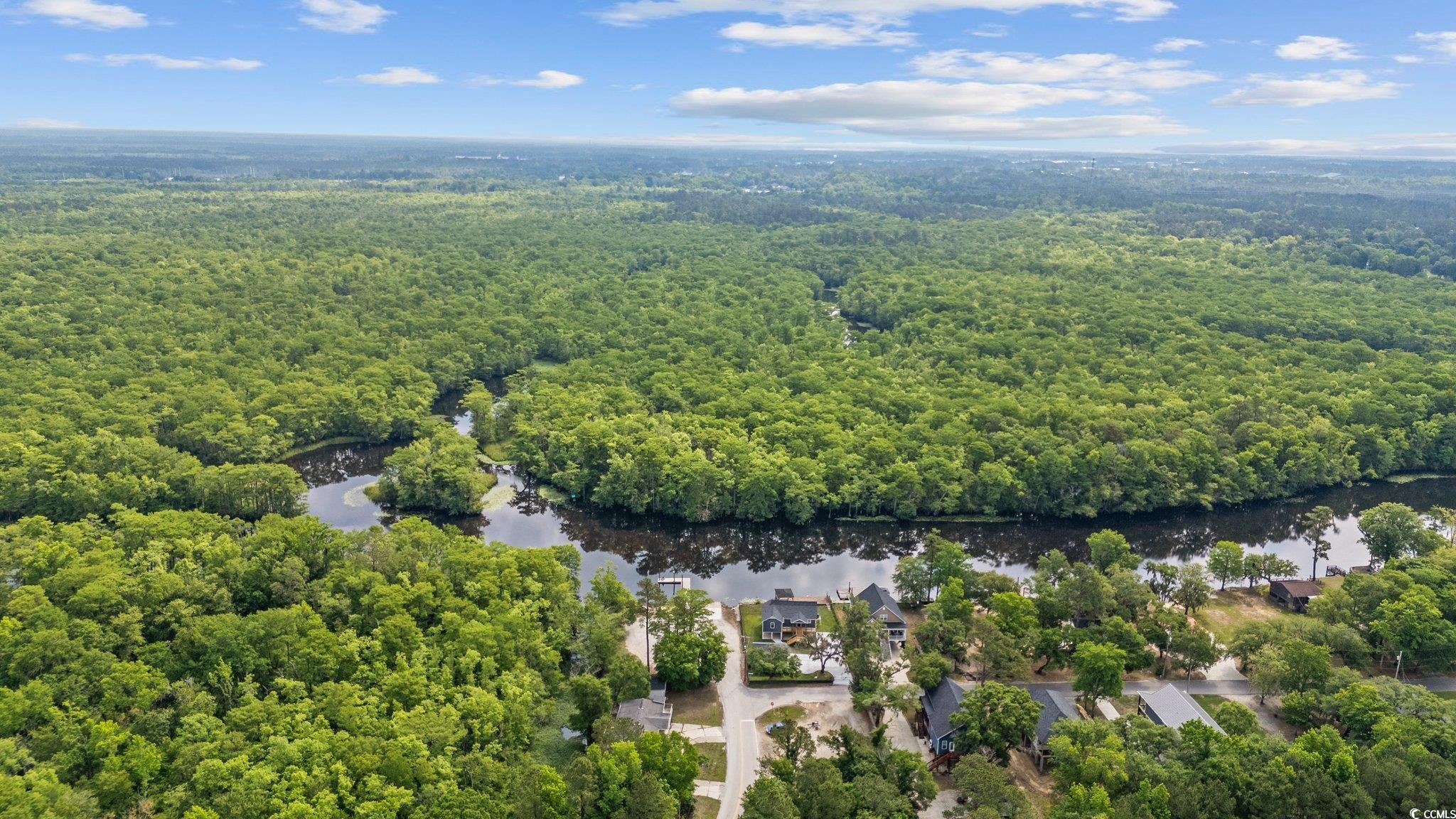 3565 Steamer Trace Road Conway, SC 29527 - Photo 34 of 40 Aerial overview of property's location with a heav