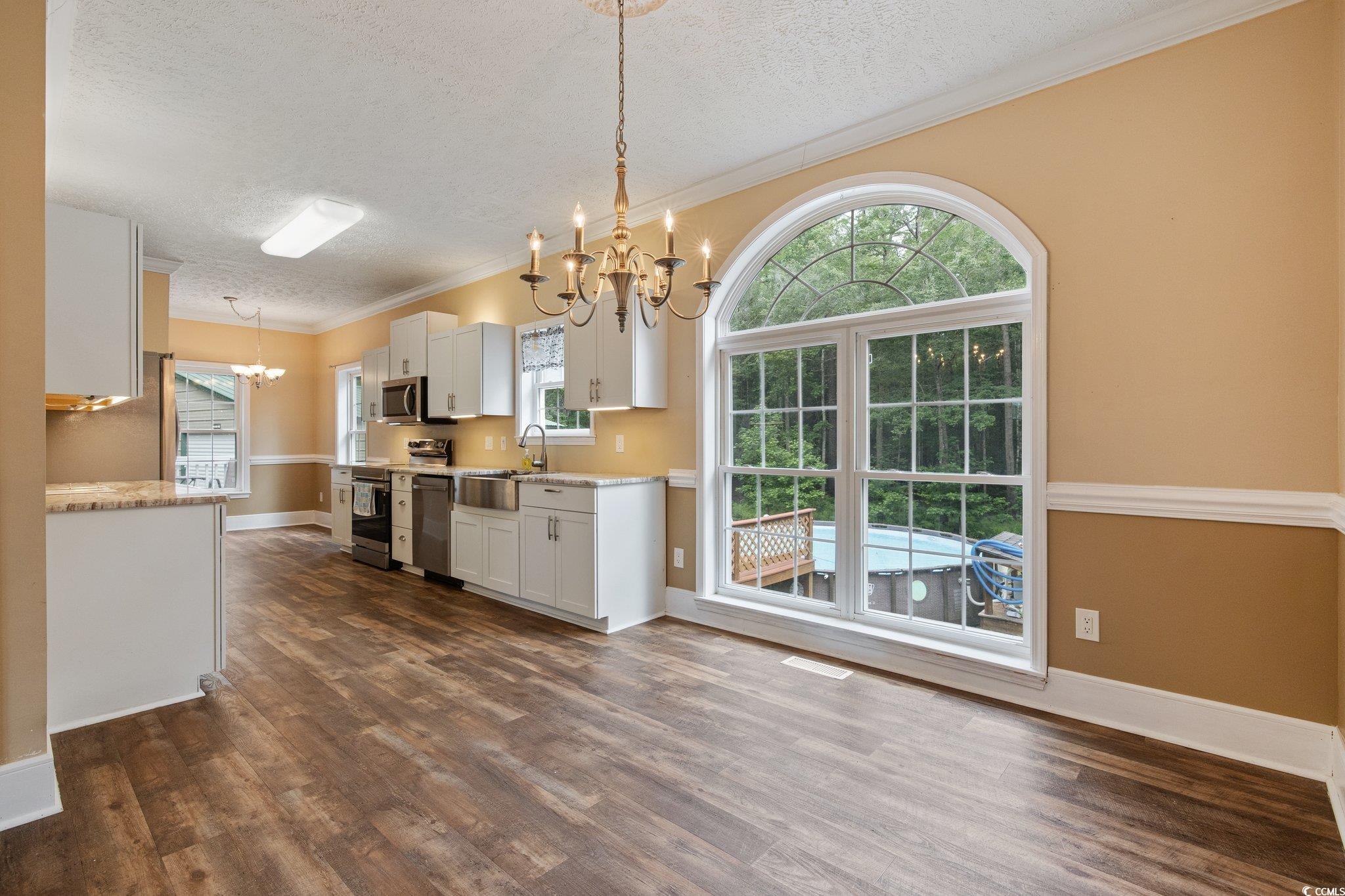 3565 Steamer Trace Road Conway, SC 29527 - Photo 6 of 40 Kitchen featuring a chandelier, appliances with st
