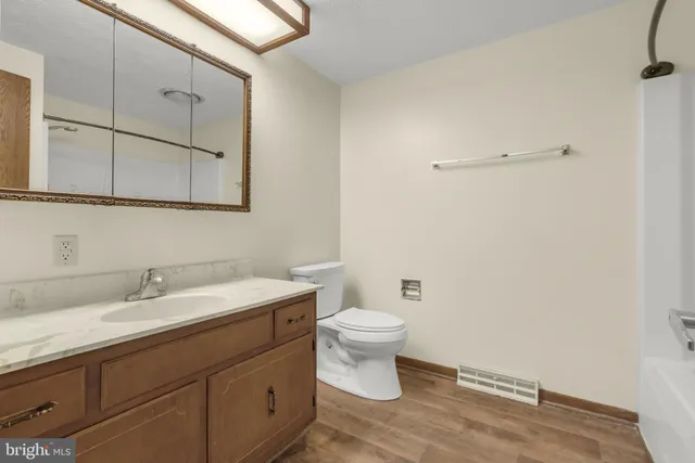 a bathroom with a sink and a toilet