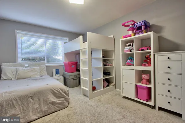 a garden view with a seating space