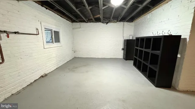 a view of storage and utility room