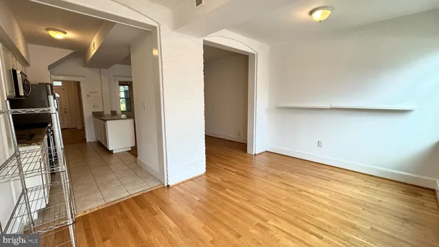 wooden floor in a kitchen