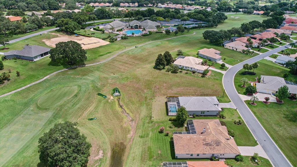 251 West Mickey Mantle Path Hernando, FL 34442 - Photo 48 of 58 an aerial view of residential house with outdoor space and swimming pool