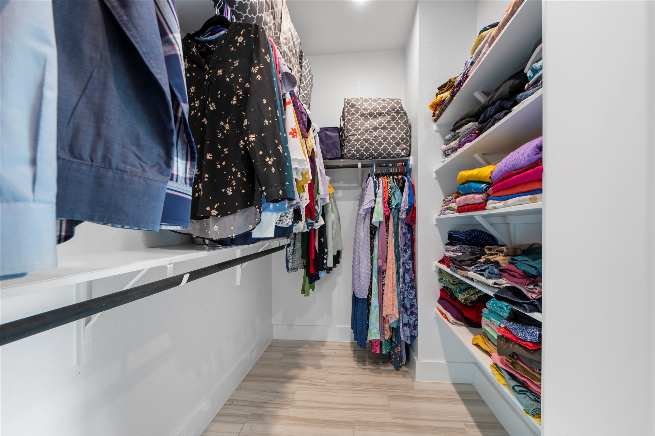 224 Grn Knl Lane Georgetown, TX 78628 - Photo 23 of 38 a view of walk in closet with clothes and shoes