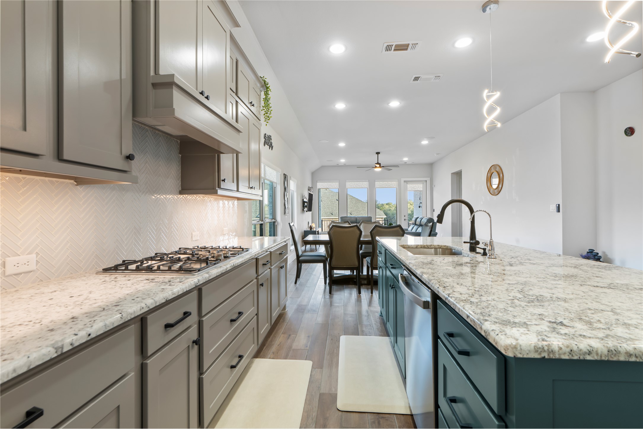 224 Grn Knl Lane Georgetown, TX 78628 - Photo 38 of 38 a kitchen with granite countertop stainless steel appliances and white cabinets