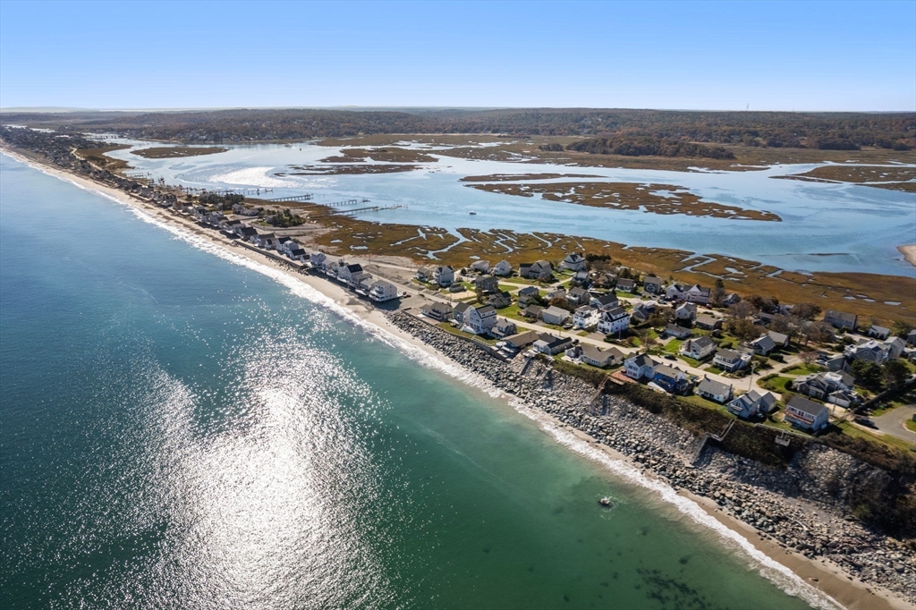 40 Cliff Road South Scituate, MA 02066 - Photo 29 of 30 an aerial view of ocean and residential houses with outdoor space