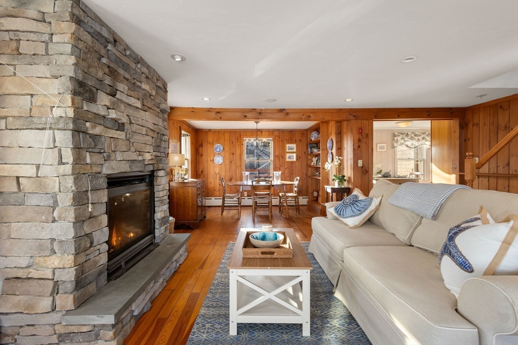 40 Cliff Road South Scituate, MA 02066 - Photo 8 of 30 a living room with furniture and a fireplace
