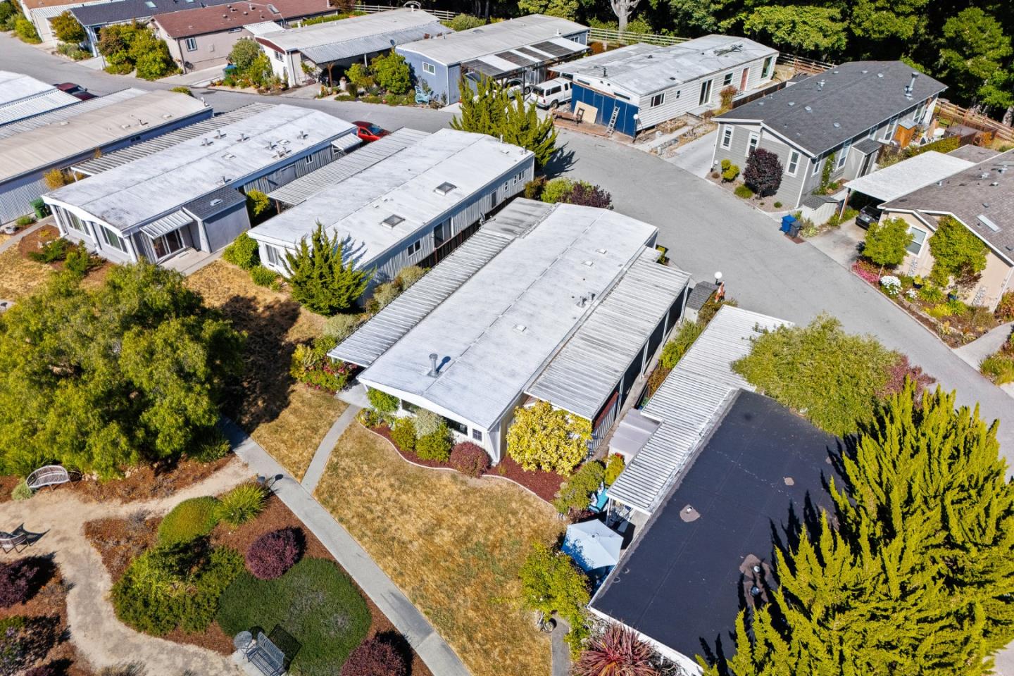 15 Oak Shadows Lane, Unit 15 Aptos, CA 95003 - Photo 41 of 56 an aerial view of residential houses with outdoor space