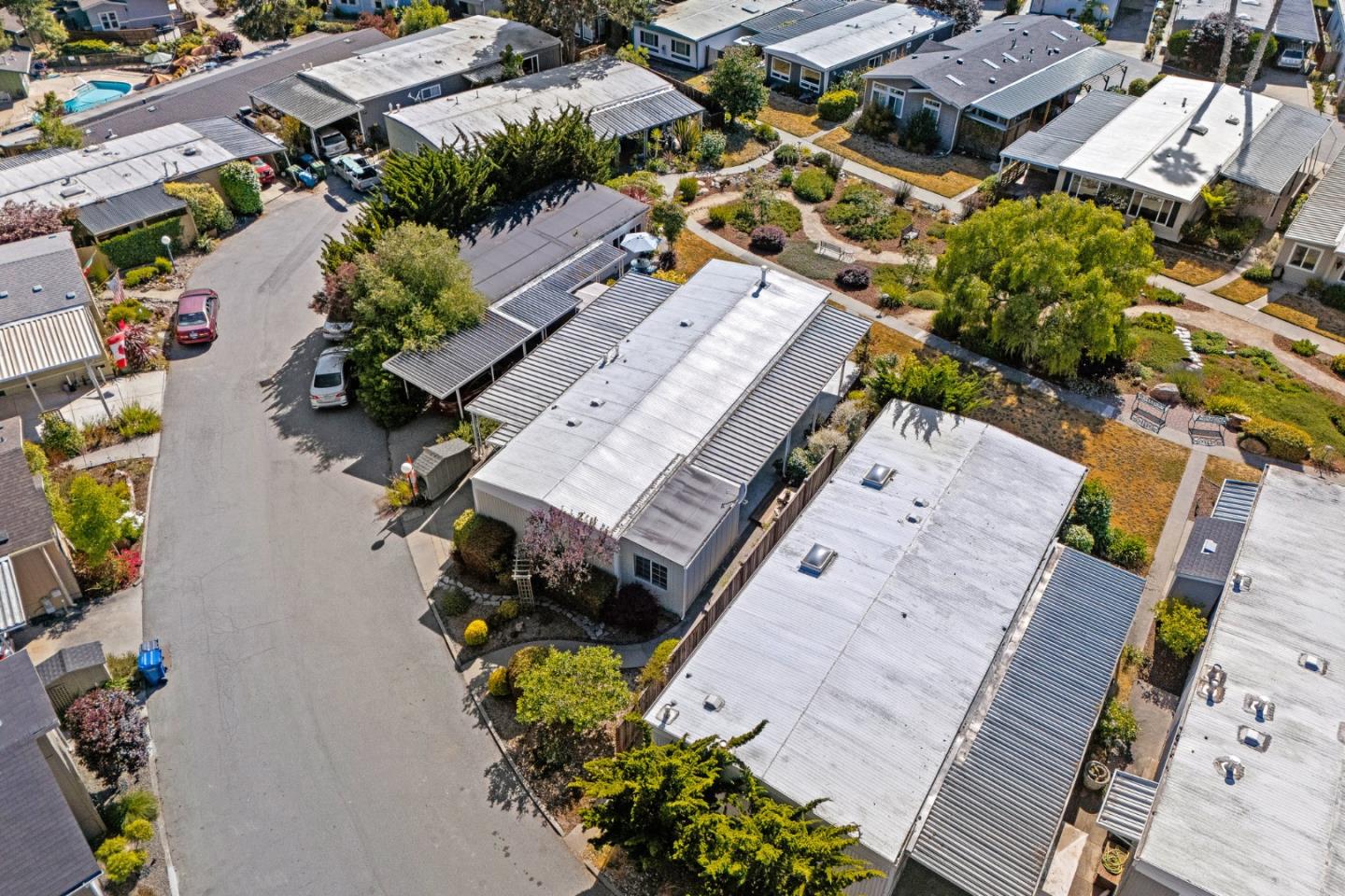 15 Oak Shadows Lane, Unit 15 Aptos, CA 95003 - Photo 42 of 56 an aerial view of a house with a yard