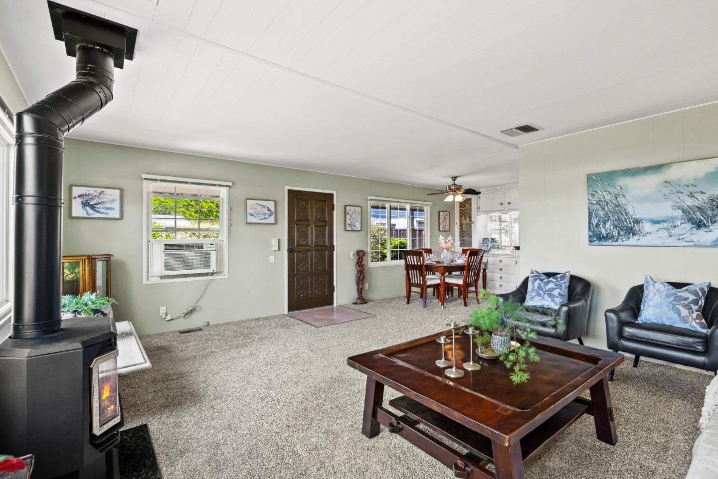 15 Oak Shadows Lane, Unit 15 Aptos, CA 95003 - Photo 5 of 56 a living room with furniture and wooden floor