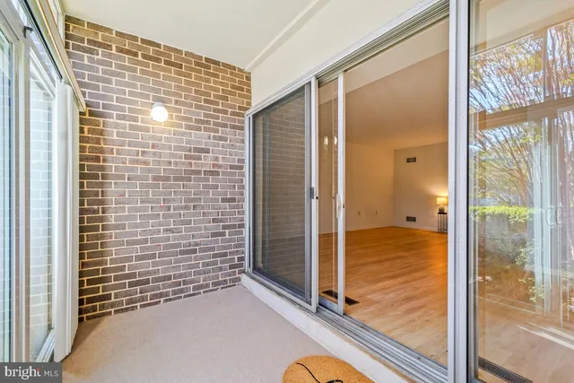 a view of front door