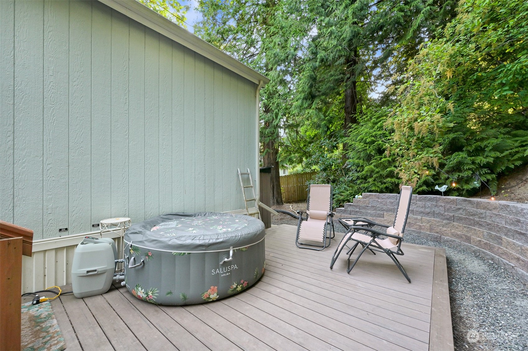 4298 Masterson Road Blaine, WA 98230 - Photo 27 of 31 a view of a backyard with sitting area