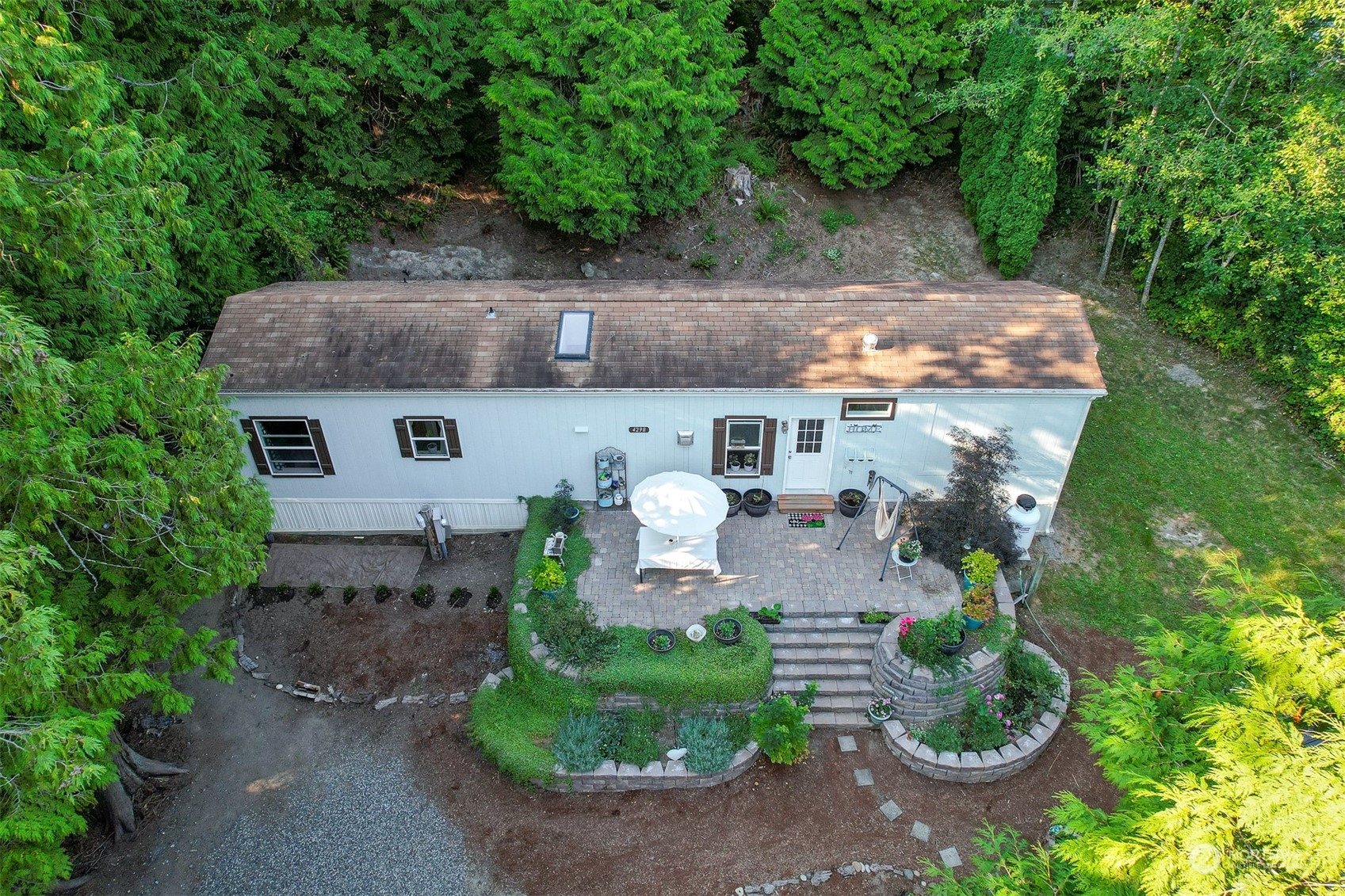 4298 Masterson Road Blaine, WA 98230 - Photo 31 of 31 a aerial view of a house with a yard and large tree