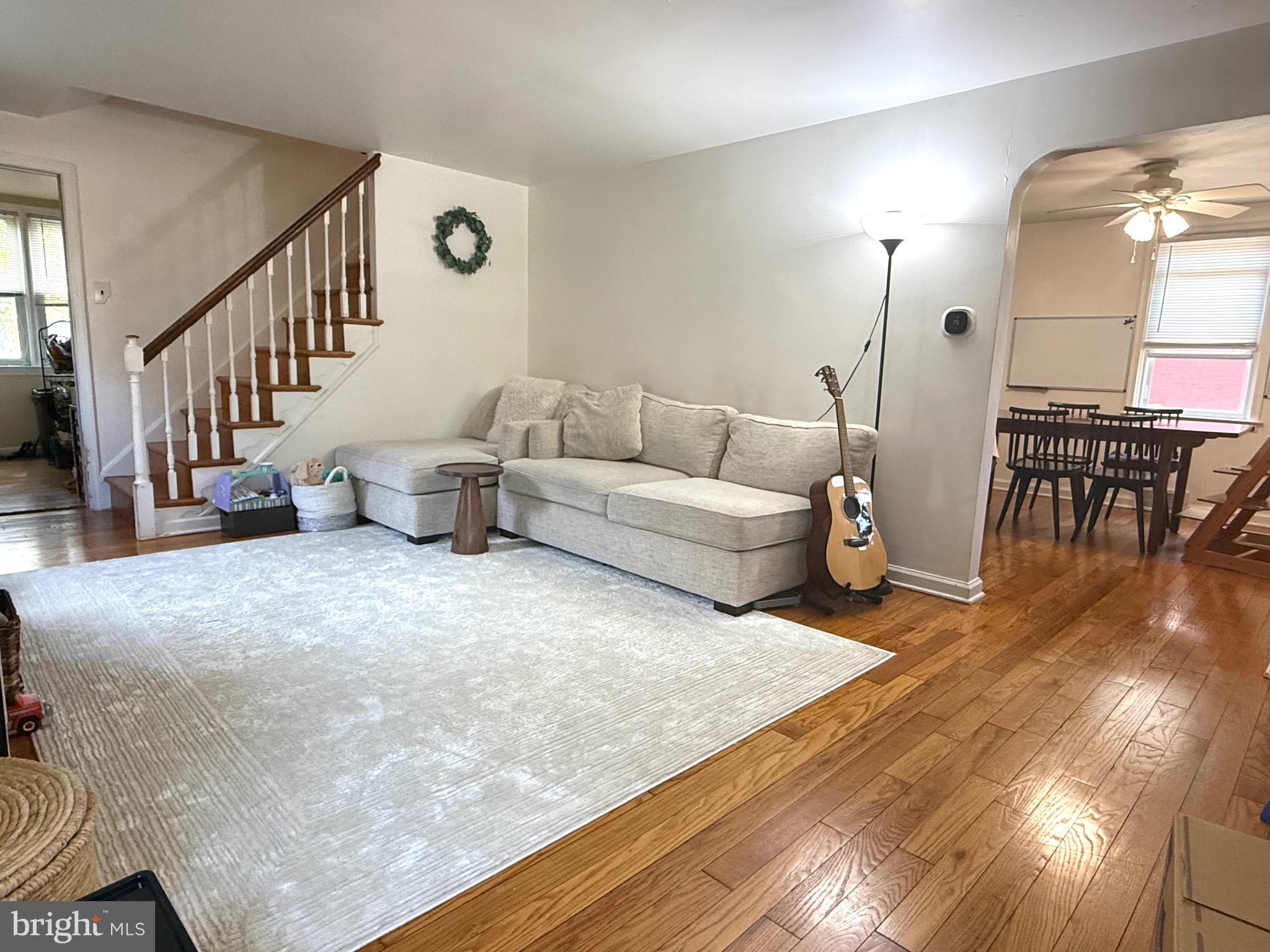 1510 Wynnewood Road Ardmore, PA 19003 - Photo 3 of 20 a living room with furniture and wooden floor