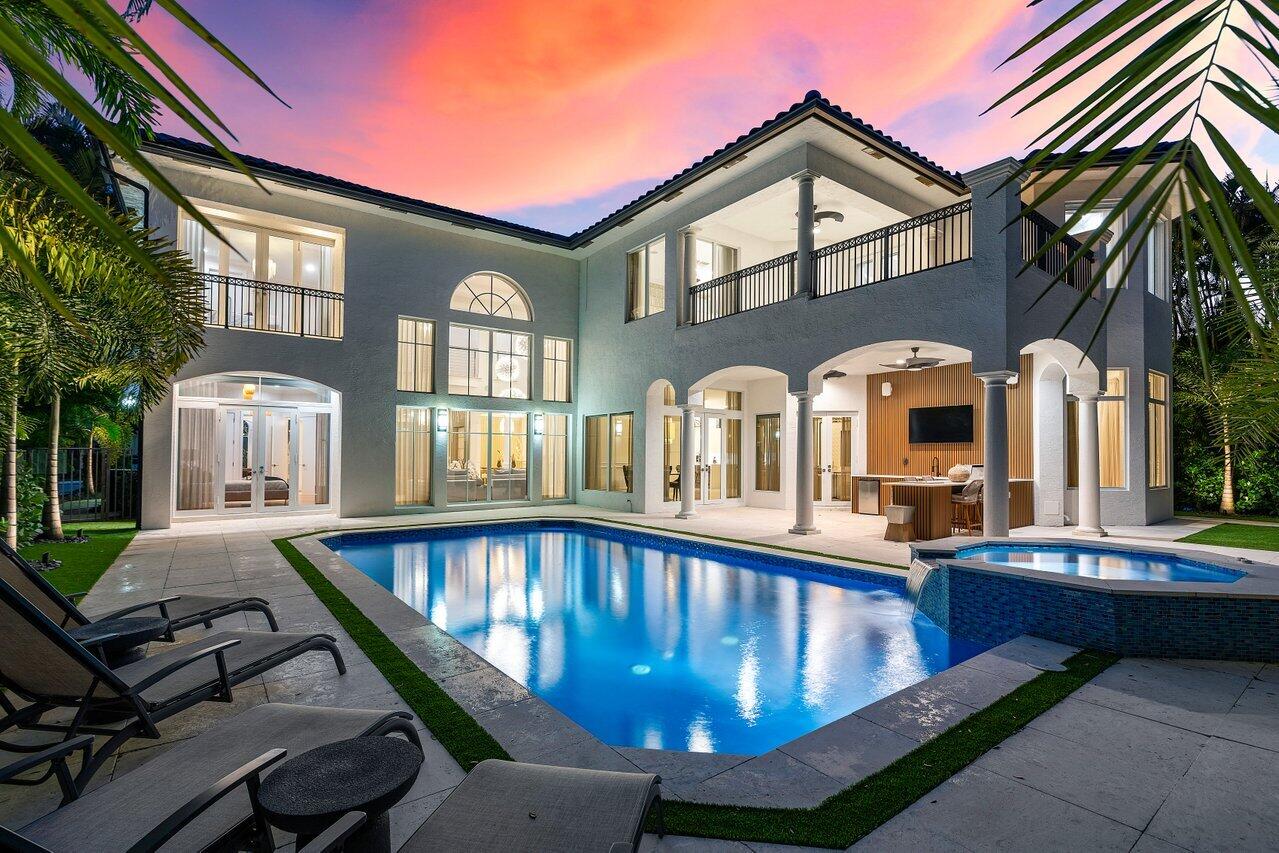 17721 Middlebrook Way Boca Raton, FL 33496 - Photo 41 of 60 Rear Elevation Twilight