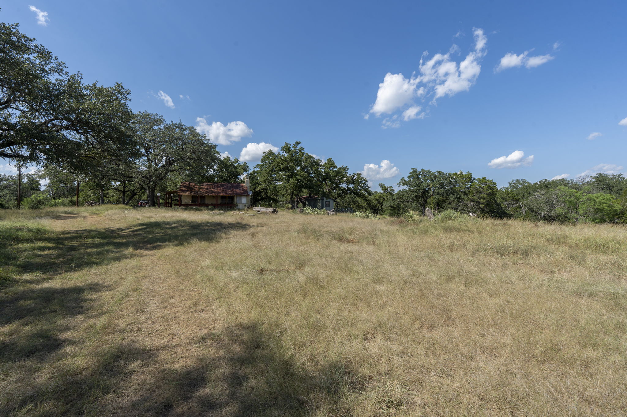 Tbd Singleton Road Marble Falls, TX 78654 - Photo 24 of 40 Looking from Lake Travis back to the cabin showing the best building site