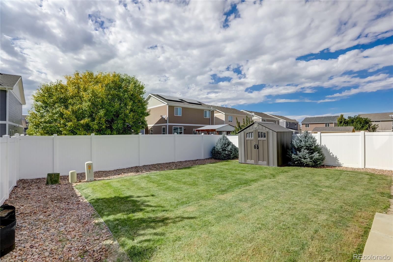 5545 Liverpool Street Denver, CO 80249 - Photo 35 of 40 a view of a house with a yard