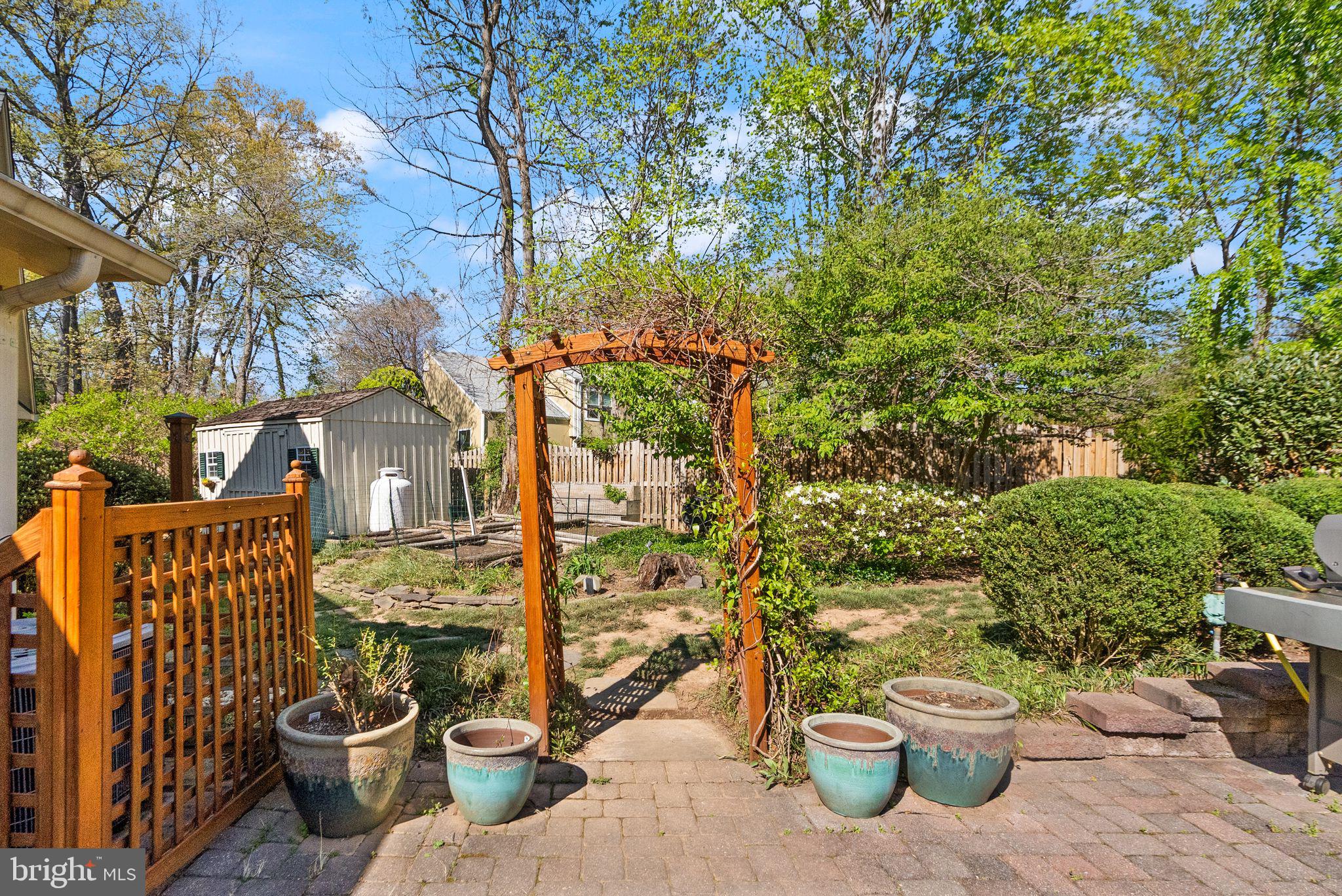 11809 Wayland Street Oakton, VA 22124 - Photo 75 of 97 a view of a balcony with chairs and a potted plant