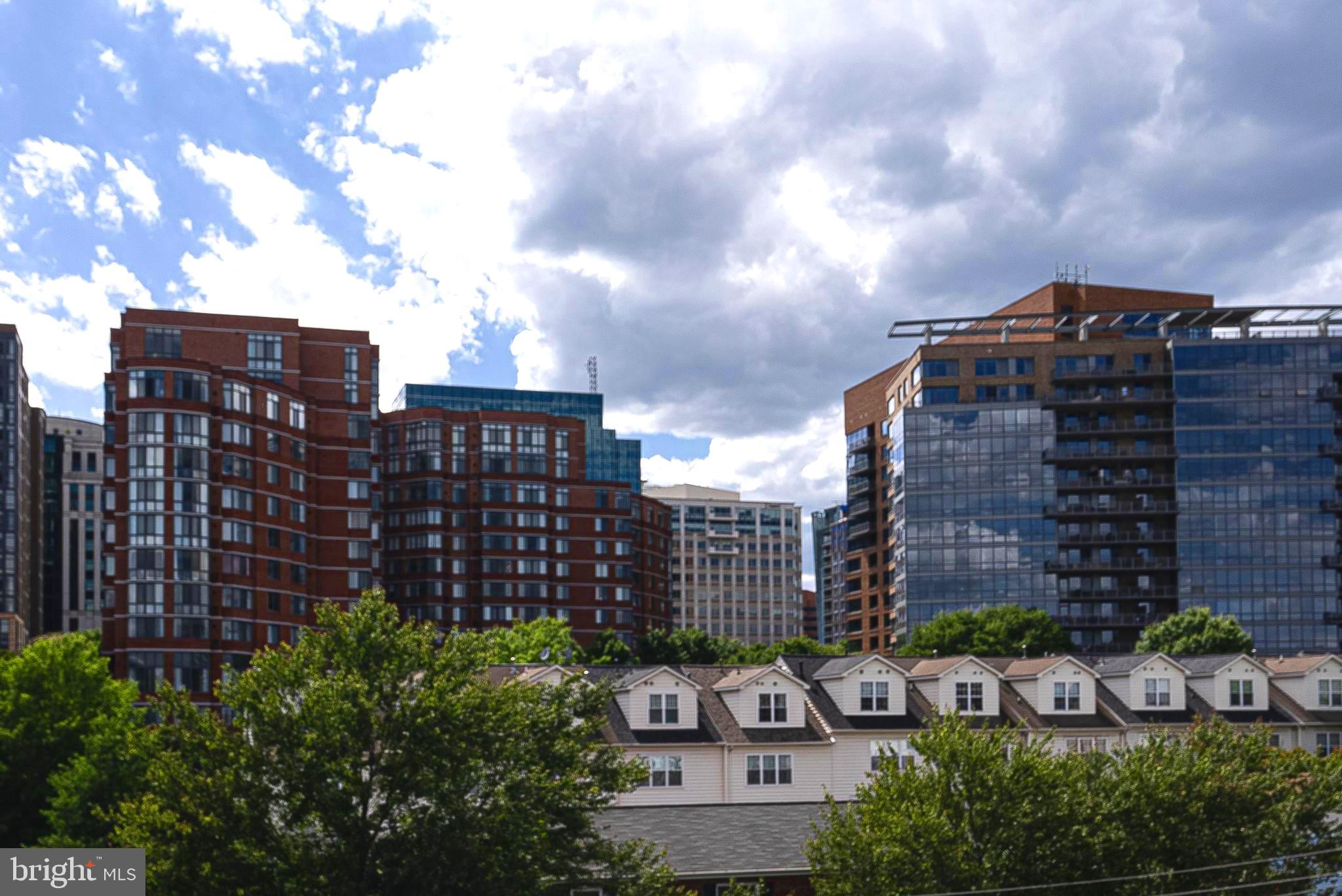 1418 North Rhodes Street, Unit B423 Arlington, VA 22209 - Photo 28 of 36 Arlington skyline view from roof top deck