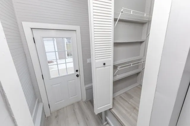 a view of walk in closet