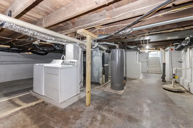 a view of a storage room