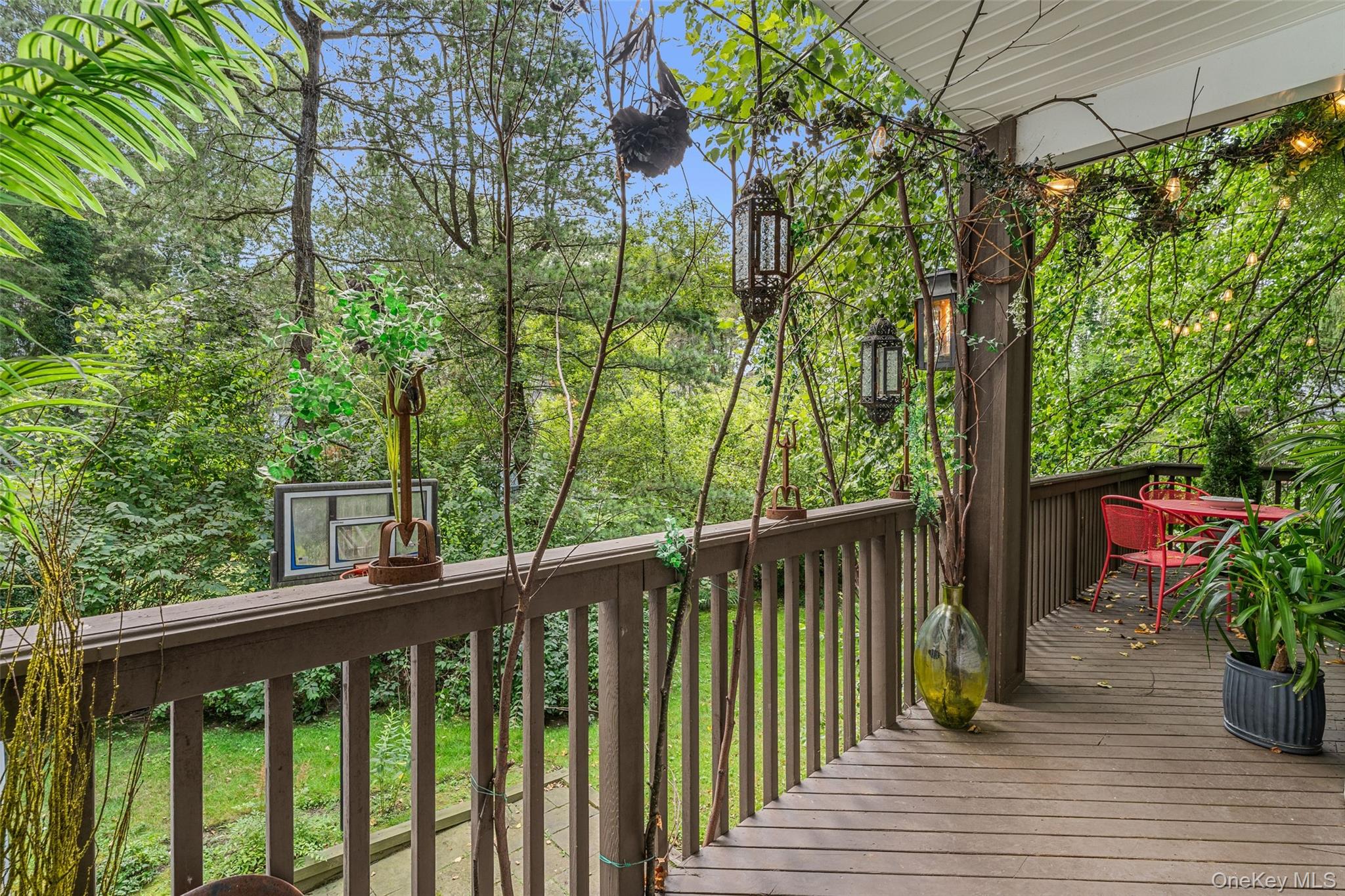 5 Coralyn Road Scarsdale, NY 10583 - Photo 31 of 44 a view of a balcony with wooden floor