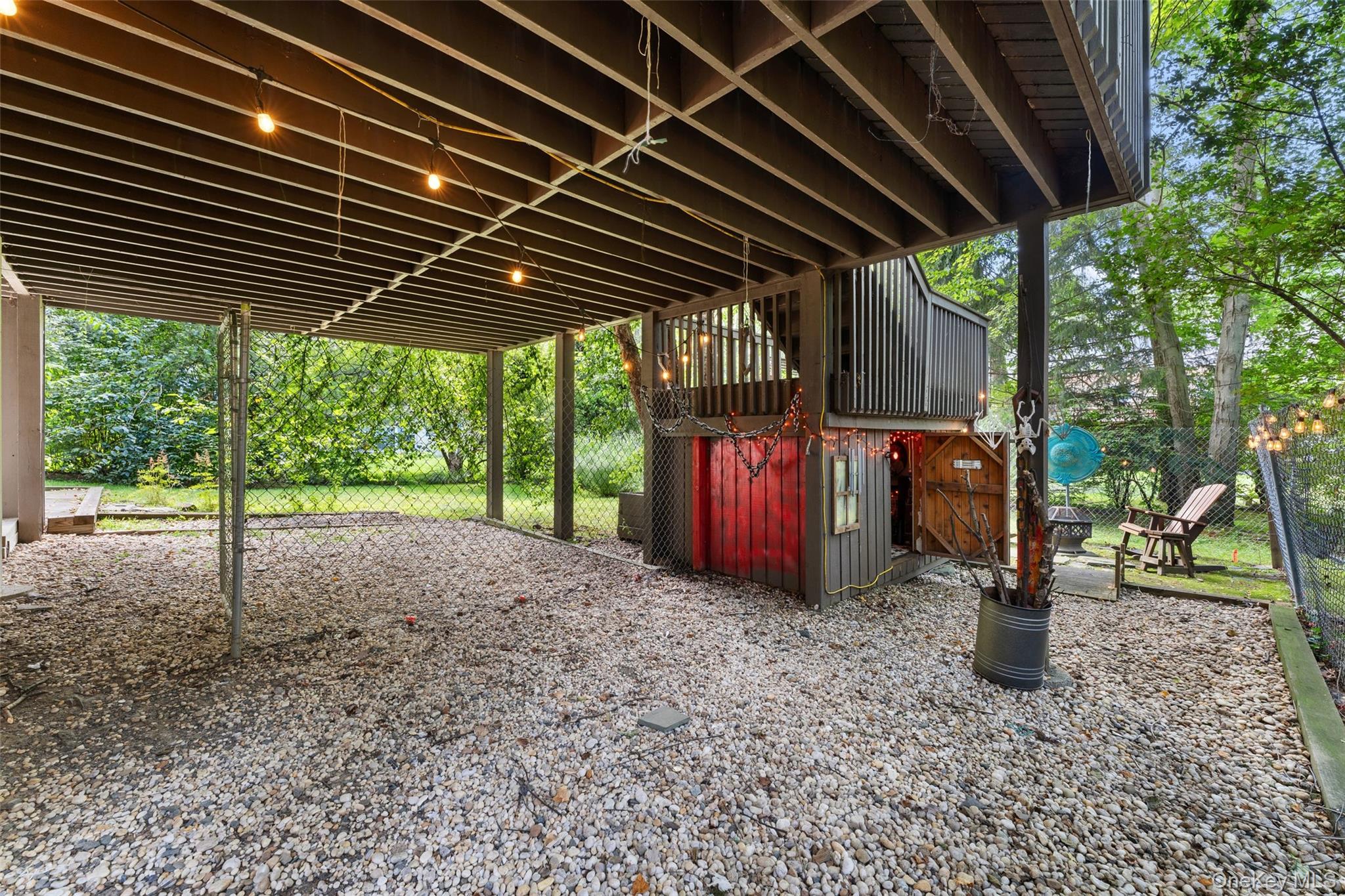 5 Coralyn Road Scarsdale, NY 10583 - Photo 35 of 44 a view of a backyard with barn