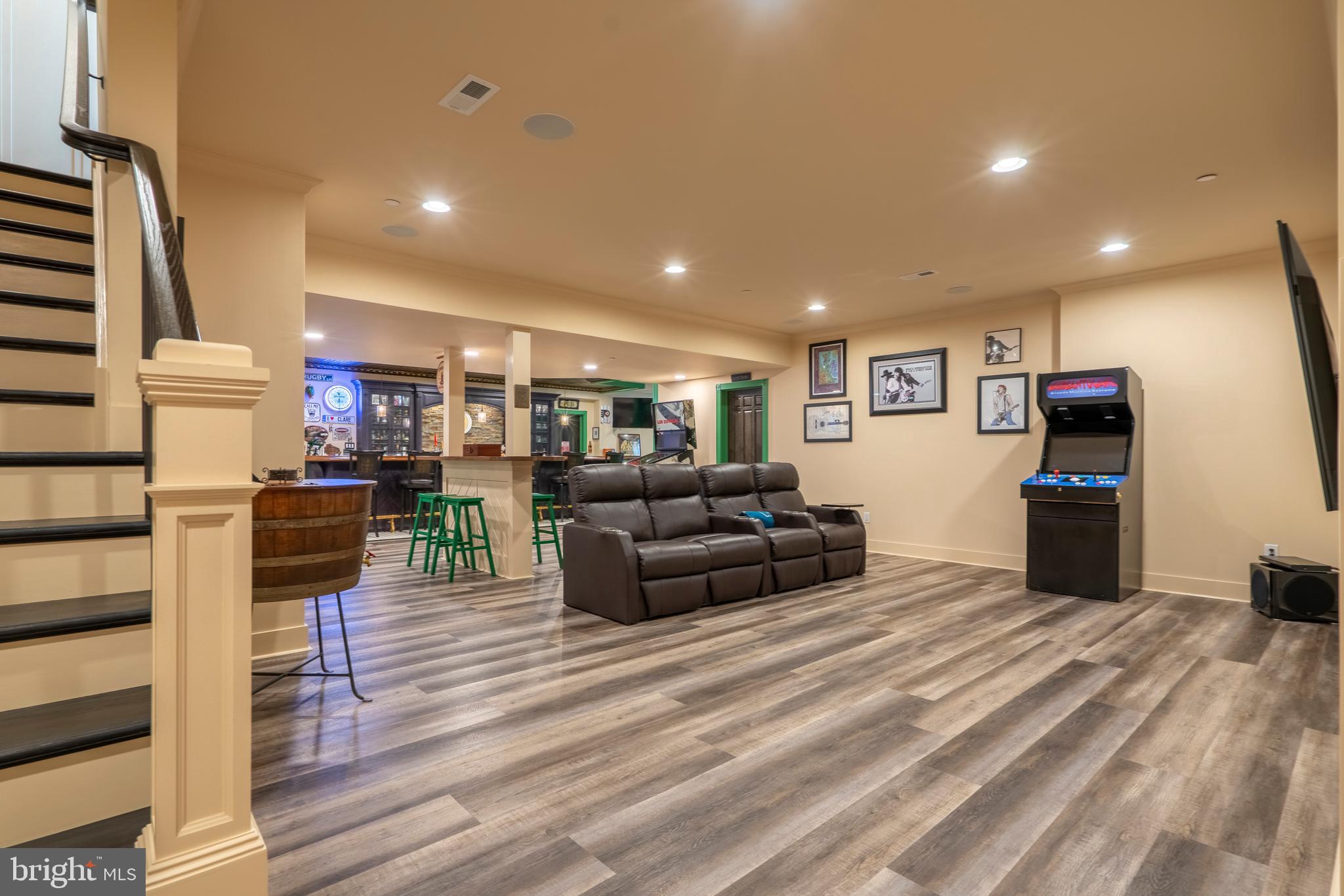 1161 Upper Stump Road Chalfont, PA 18914 - Photo 67 of 102 a living room with furniture and a wooden floor