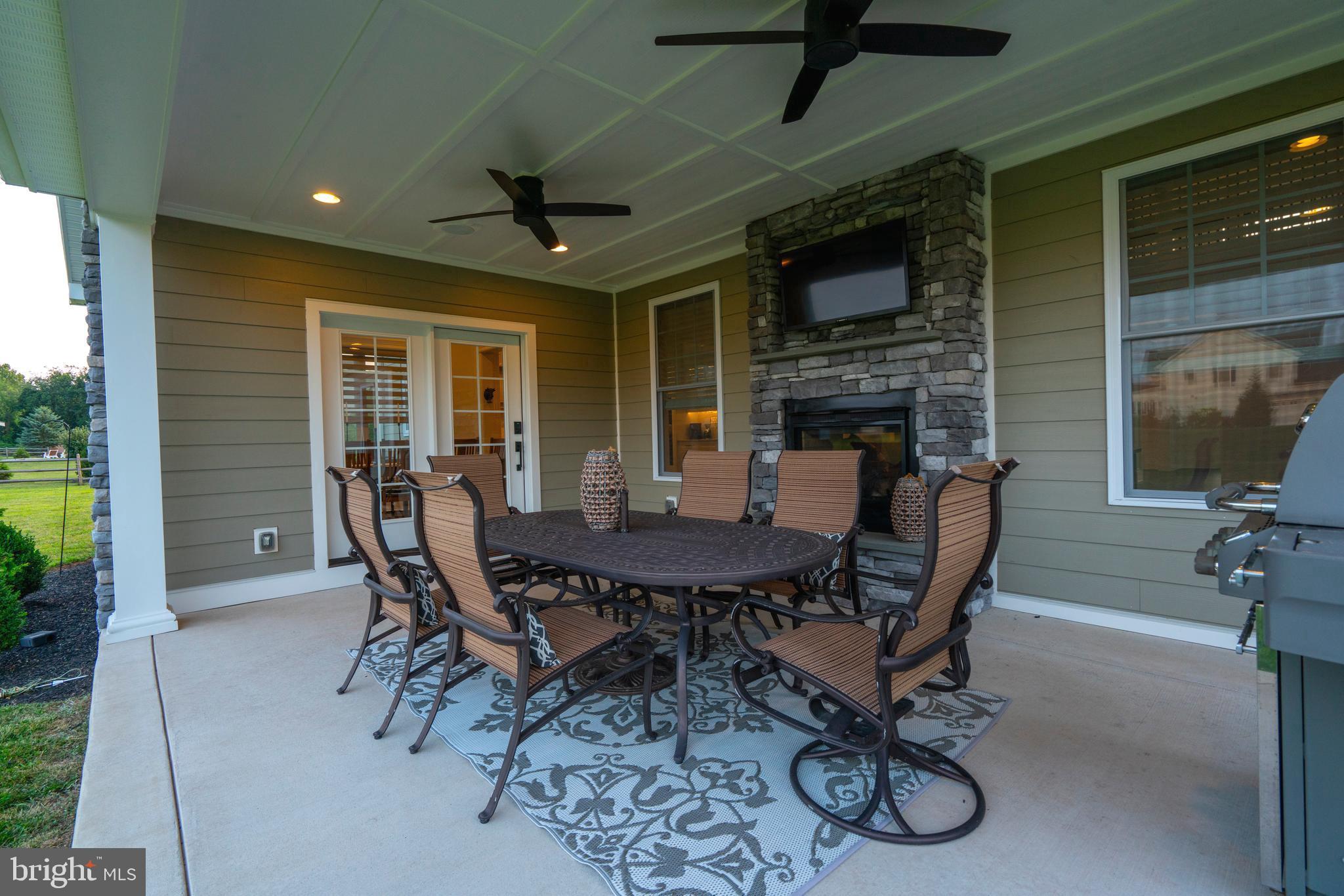1161 Upper Stump Road Chalfont, PA 18914 - Photo 89 of 102 a view of a dining room with furniture window and outside view