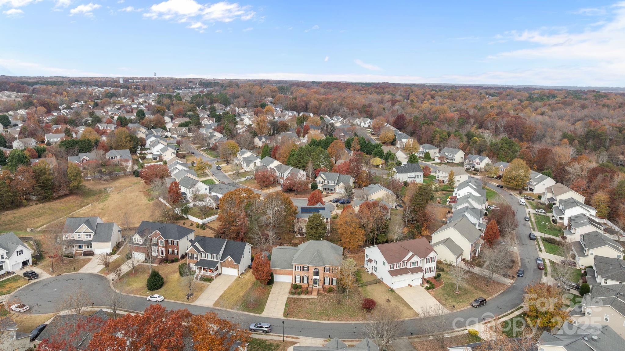 4424 Sunset Rose Drive Fort Mill, SC 29708 - Photo 41 of 47 an aerial view of a house with a yard
