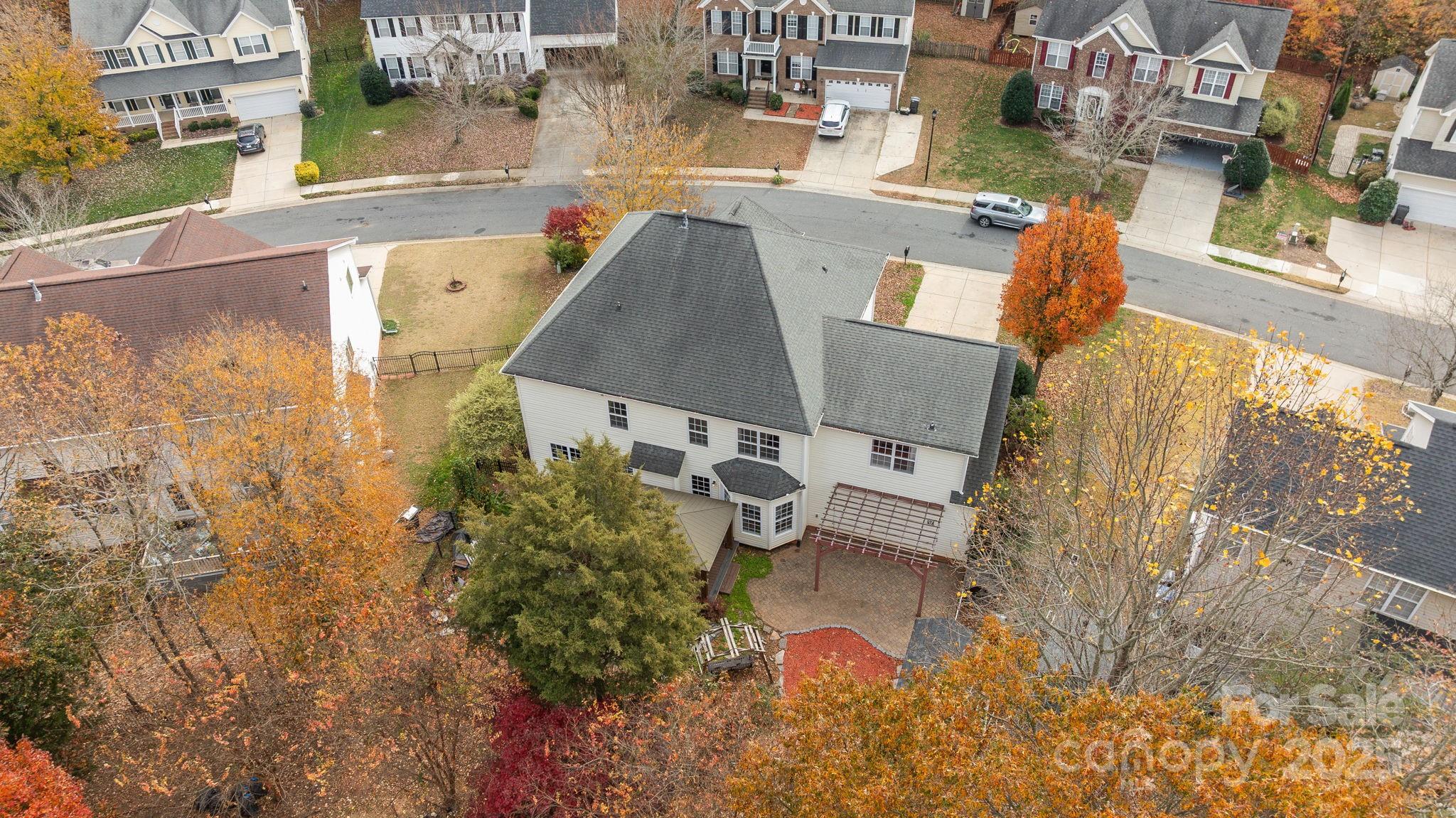 4424 Sunset Rose Drive Fort Mill, SC 29708 - Photo 45 of 47 an aerial view of residential house with outdoor space and parking
